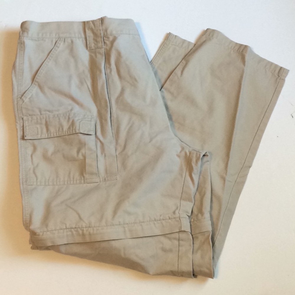 World Wide Sportsman Mens Casual Hiking Camping Zip Off Pants Shorts Sz XL